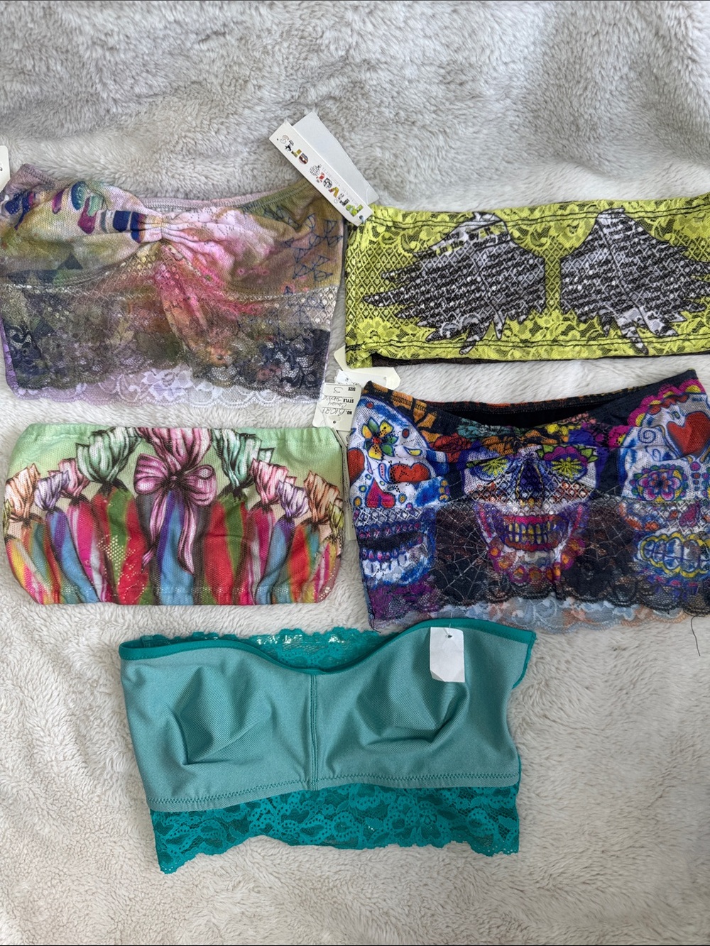 Bundle Of Strapless Bandeau Tops NWT Size Small